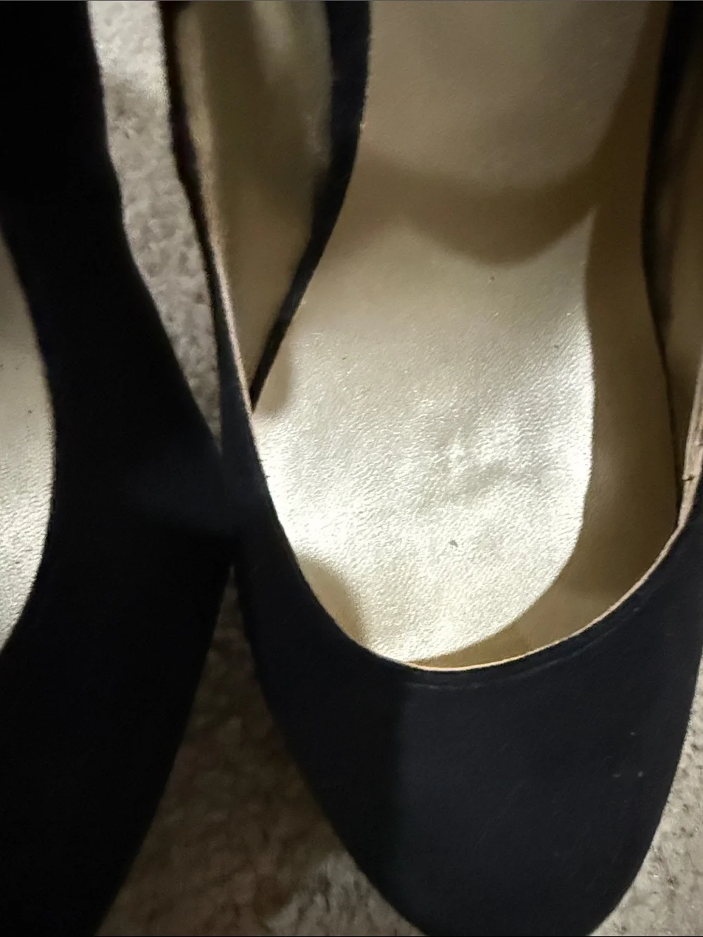 Guess Black Suede Cross-Strap Pointed Heel